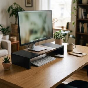 Monitor Stands Monitor Riser Stand, Desk Organizer with Storage Space
